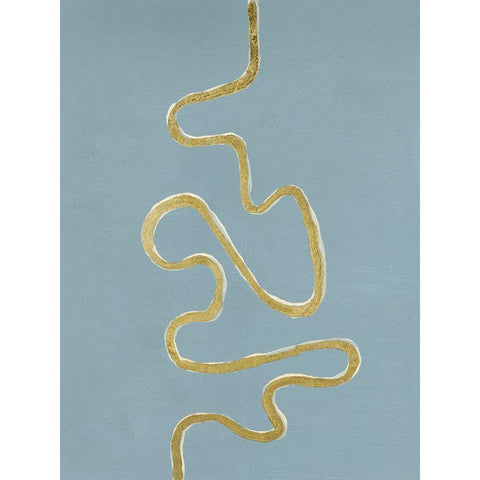 Oxbow II Black Modern Wood Framed Art Print by Willett, Michael