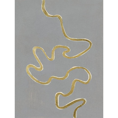 Oxbow IV Black Modern Wood Framed Art Print by Willett, Michael