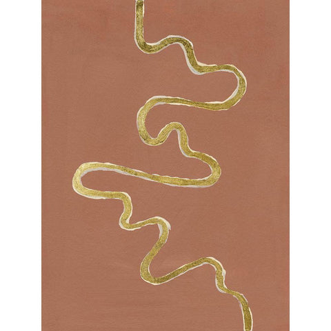 Oxbow VIII Gold Ornate Wood Framed Art Print with Double Matting by Willett, Michael