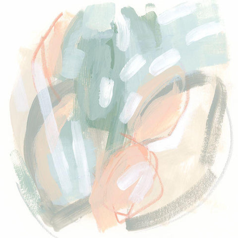 Fog Spiral I Gold Ornate Wood Framed Art Print with Double Matting by Vess, June Erica