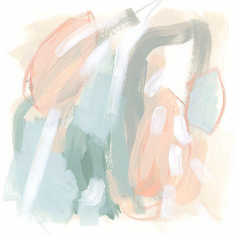 Fog Spiral III Gold Ornate Wood Framed Art Print with Double Matting by Vess, June Erica