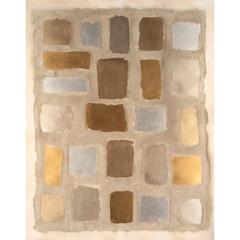 Sand Shaped I White Modern Wood Framed Art Print by Willett, Michael