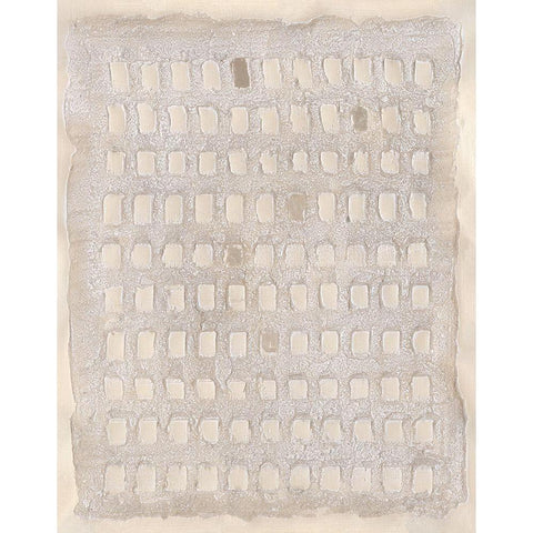 Pearl Punch Card I White Modern Wood Framed Art Print by Willett, Michael
