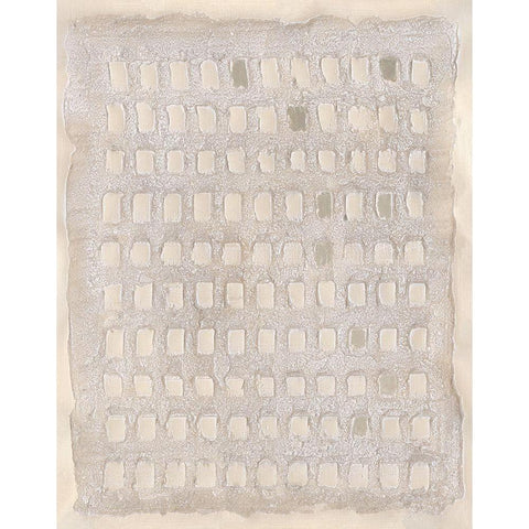 Pearl Punch Card II White Modern Wood Framed Art Print by Willett, Michael