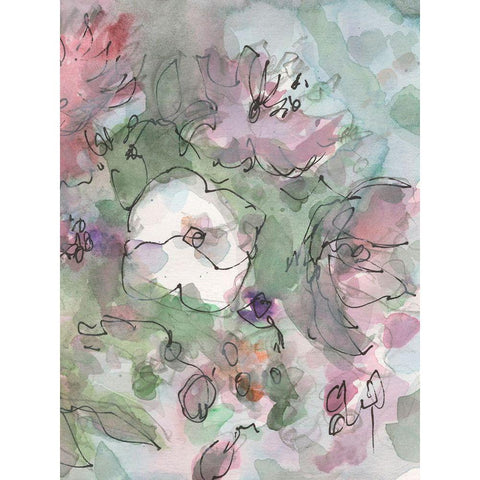 Dainty Details II Gold Ornate Wood Framed Art Print with Double Matting by Dixon, Samuel