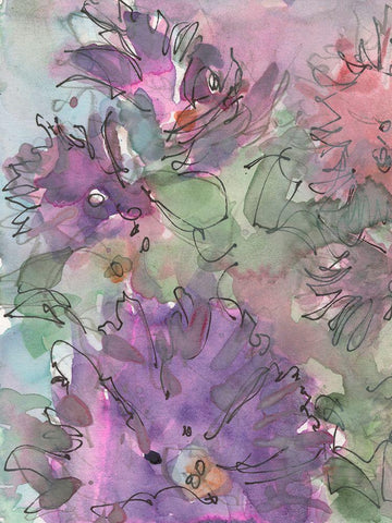 Dainty Details IV White Modern Wood Framed Art Print with Double Matting by Dixon, Samuel