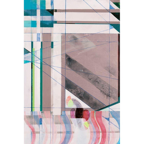 LTower 5a Black Modern Wood Framed Art Print with Double Matting by Cartissi