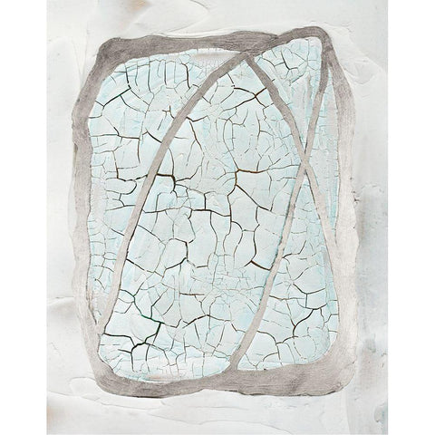 Wind Chill III White Modern Wood Framed Art Print by Lam, Vanna