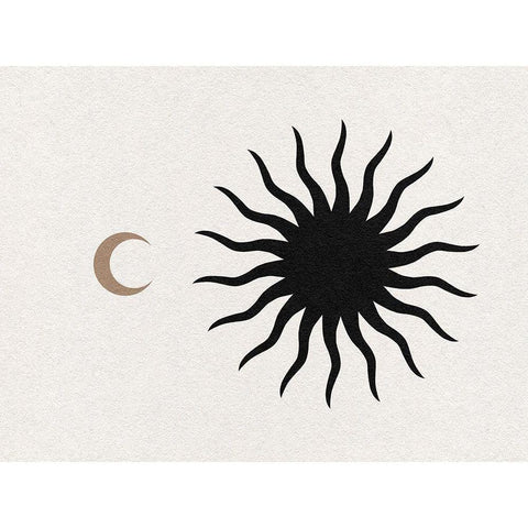 Starry Spirit I Black Modern Wood Framed Art Print with Double Matting by Green, Jacob
