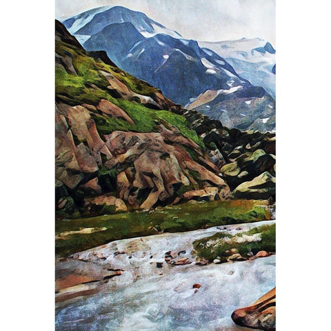 Susten Pass Worth Taking I Gold Ornate Wood Framed Art Print with Double Matting by Aldridge, Ashley