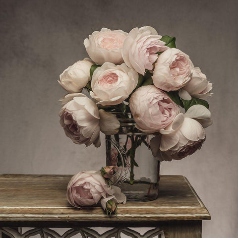 Simply Smitten Black Modern Wood Framed Art Print by McLean, Leah