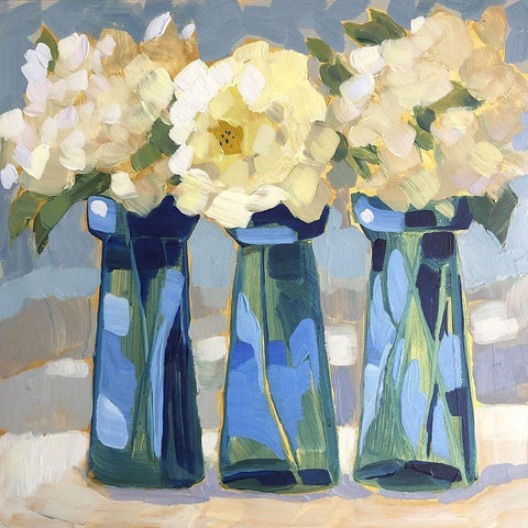 Threes Company Gold Ornate Wood Framed Art Print with Double Matting by Riger, Sue