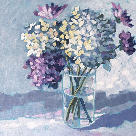 See Only Goodness White Modern Wood Framed Art Print with Double Matting by Riger, Sue