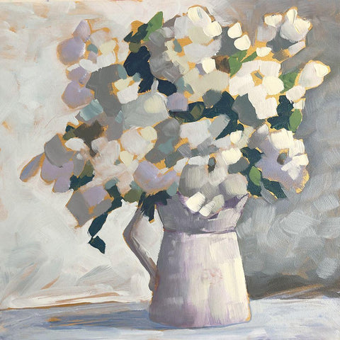 Mothers Love White Modern Wood Framed Art Print with Double Matting by Riger, Sue