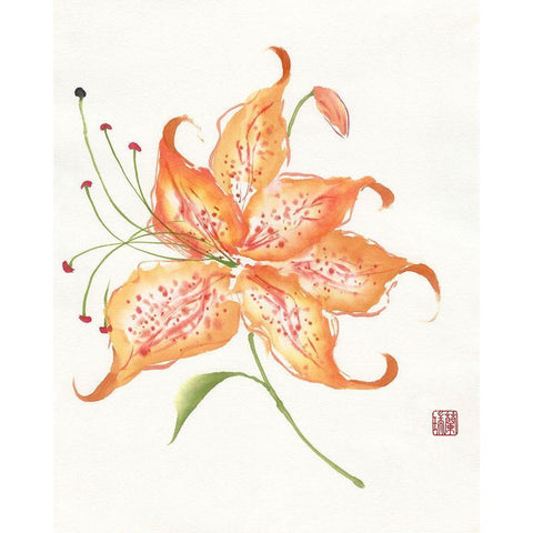 The Dawn Begins Gold Ornate Wood Framed Art Print with Double Matting by Rae, Nan