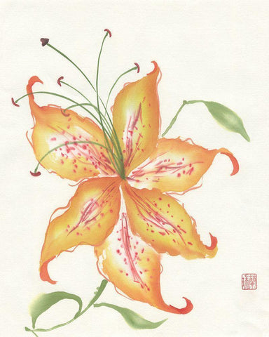 Glory Black Ornate Wood Framed Art Print with Double Matting by Rae, Nan