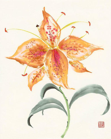 Pinwheel Passion Black Ornate Wood Framed Art Print with Double Matting by Rae, Nan