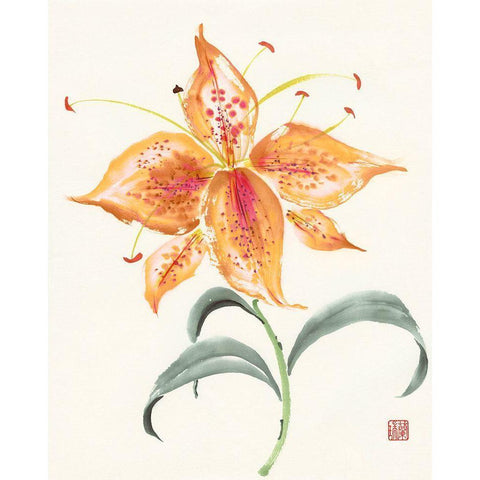 Pinwheel Passion White Modern Wood Framed Art Print by Rae, Nan