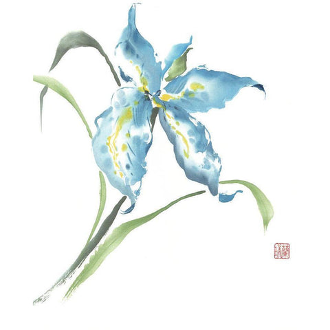 My Happiness White Modern Wood Framed Art Print by Rae, Nan