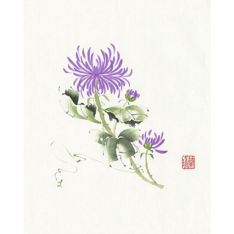 One of Four I White Modern Wood Framed Art Print by Rae, Nan