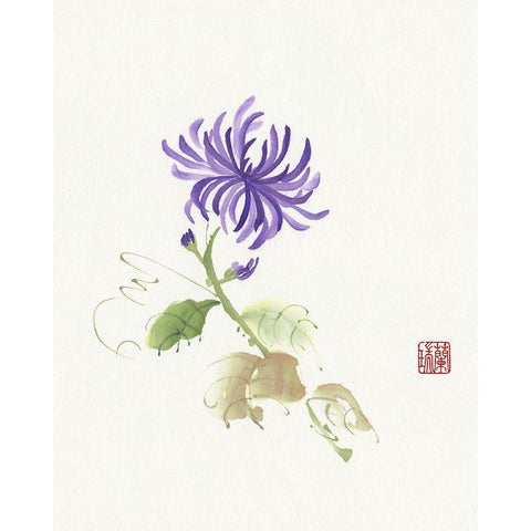 One of Four II White Modern Wood Framed Art Print by Rae, Nan