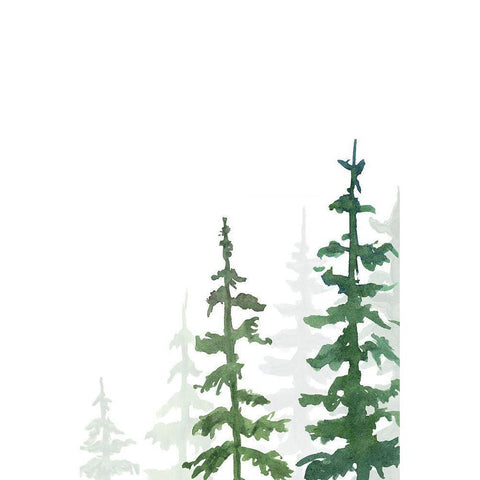 Rustic Simplicity II Black Modern Wood Framed Art Print with Double Matting by Chandler, Sharon