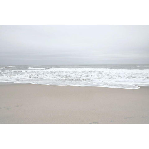 November Beach III Black Modern Wood Framed Art Print by Chandler, Sharon