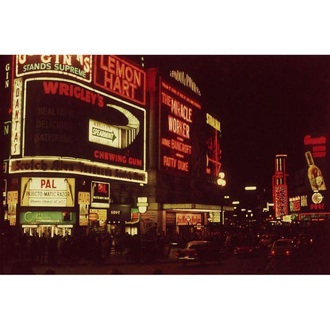 London Pavillion 1962 II Gold Ornate Wood Framed Art Print with Double Matting by Longley, Carolyn