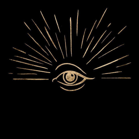 Third Eye II White Modern Wood Framed Art Print by Green, Jacob