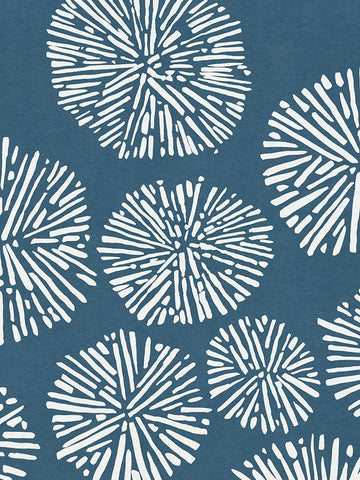 Shibori Pattern II White Modern Wood Framed Art Print with Double Matting by Green, Jacob