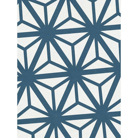 Shibori Pattern III Black Modern Wood Framed Art Print with Double Matting by Green, Jacob