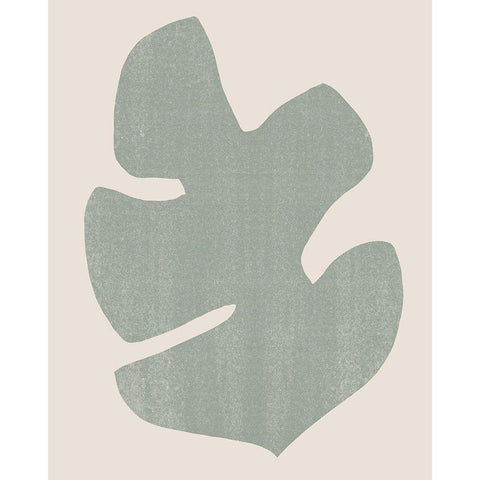 Palm Morph I White Modern Wood Framed Art Print by Vess, June Erica