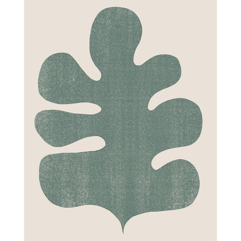 Palm Morph II Black Modern Wood Framed Art Print by Vess, June Erica