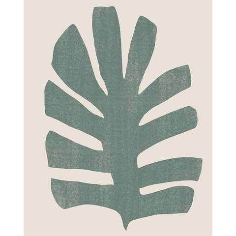 Palm Morph III Black Modern Wood Framed Art Print by Vess, June Erica