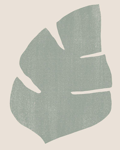 Palm Morph IV Black Ornate Wood Framed Art Print with Double Matting by Vess, June Erica