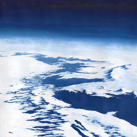 Arctic Circle I Black Modern Wood Framed Art Print by Willett, Michael