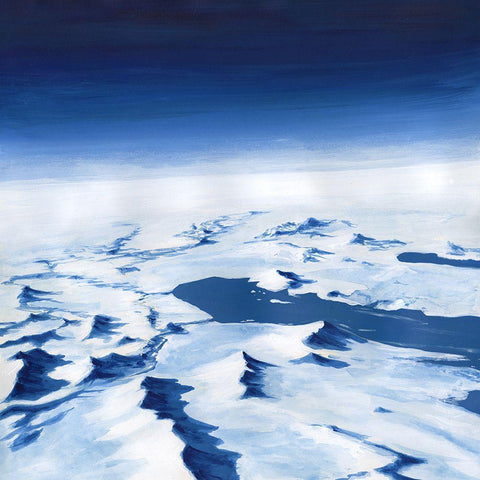 Arctic Circle II Black Modern Wood Framed Art Print by Willett, Michael