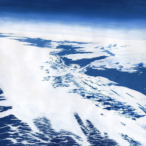 Arctic Circle IV Black Modern Wood Framed Art Print with Double Matting by Willett, Michael
