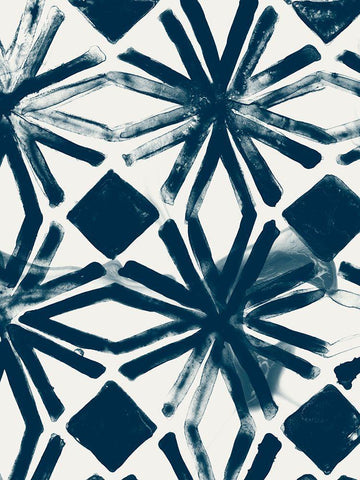 Monochrome Signals I White Modern Wood Framed Art Print with Double Matting by Vess, June Erica