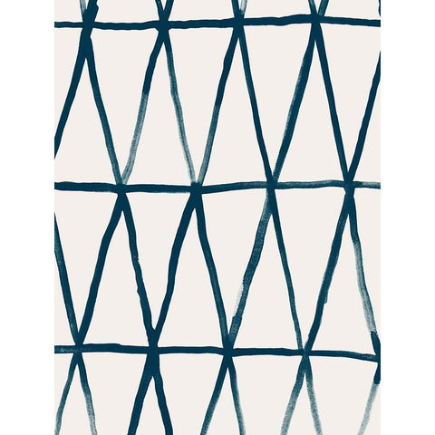 Monochrome Signals II White Modern Wood Framed Art Print by Vess, June Erica