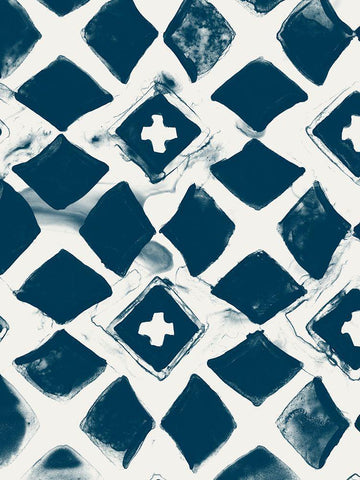 Monochrome Signals III Black Ornate Wood Framed Art Print with Double Matting by Vess, June Erica