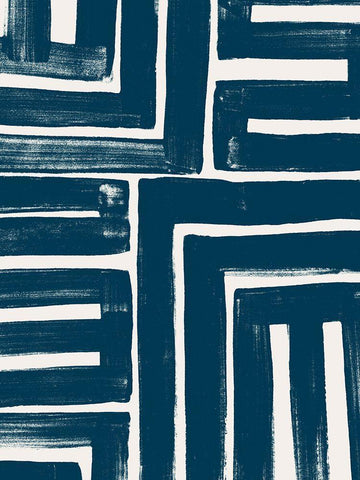 Monochrome Signals IV Black Ornate Wood Framed Art Print with Double Matting by Vess, June Erica