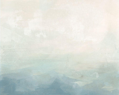 Tone Scape III White Modern Wood Framed Art Print with Double Matting by Vess, June Erica