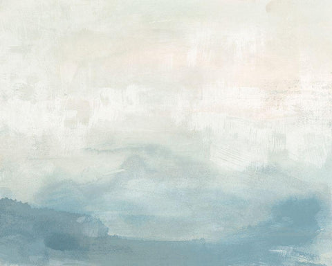 Tone Scape IV Black Ornate Wood Framed Art Print with Double Matting by Vess, June Erica