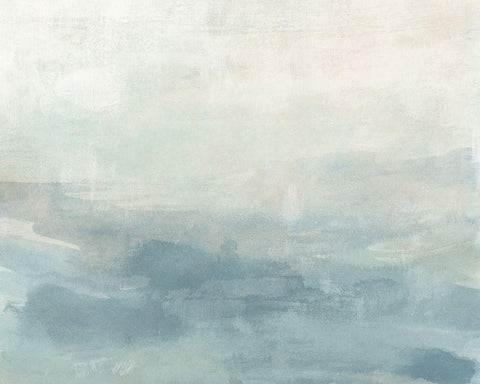 Tone Scape V White Modern Wood Framed Art Print with Double Matting by Vess, June Erica