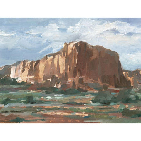 Western Rock Formation I Black Modern Wood Framed Art Print by Harper, Ethan