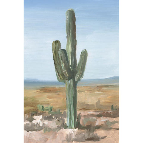 Saguaro Cactus Study I Gold Ornate Wood Framed Art Print with Double Matting by Harper, Ethan