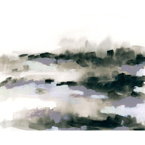 Shadow Inlet II White Modern Wood Framed Art Print by Vess, June Erica