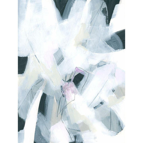 Marble Strike I Black Modern Wood Framed Art Print by Vess, June Erica