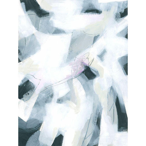 Marble Strike II White Modern Wood Framed Art Print by Vess, June Erica